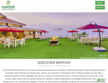 Tablet Screenshot of mayfairhotels.com
